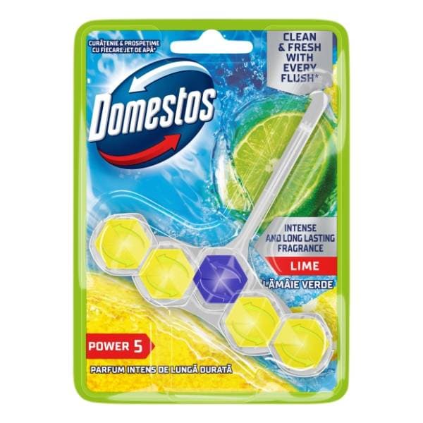 WC osveživač DOMESTOS power 5 lime 55g 0