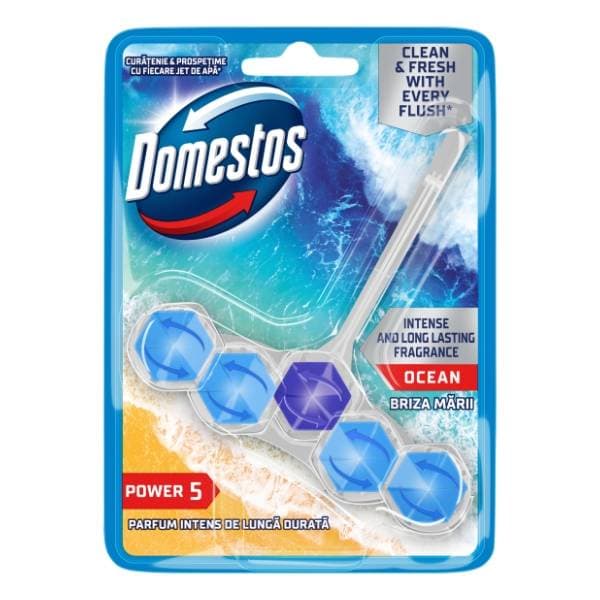 WC osveživač DOMESTOS power 5 ocean 55g 0