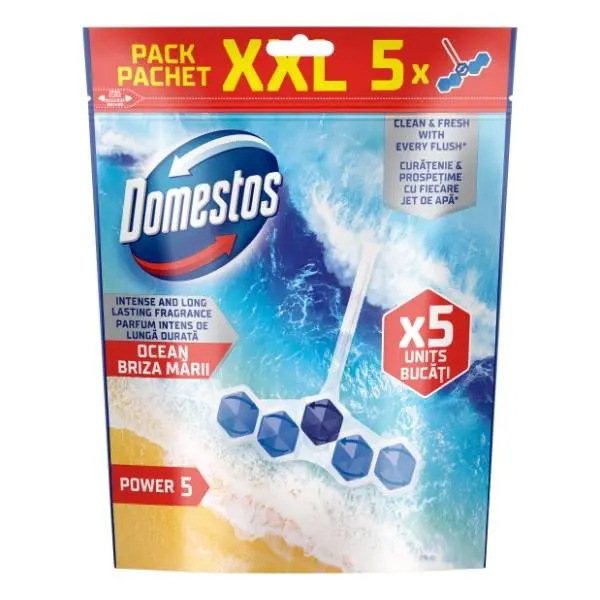 WC osveživač DOMESTOS power 5 ocean 5x50g 0