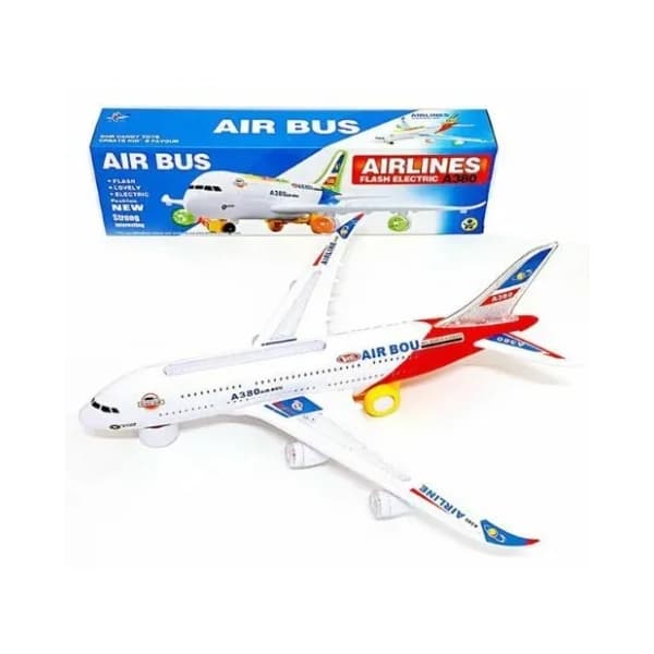 Avion sa svetlosnim i zvučnim efektima SPINO beli 0