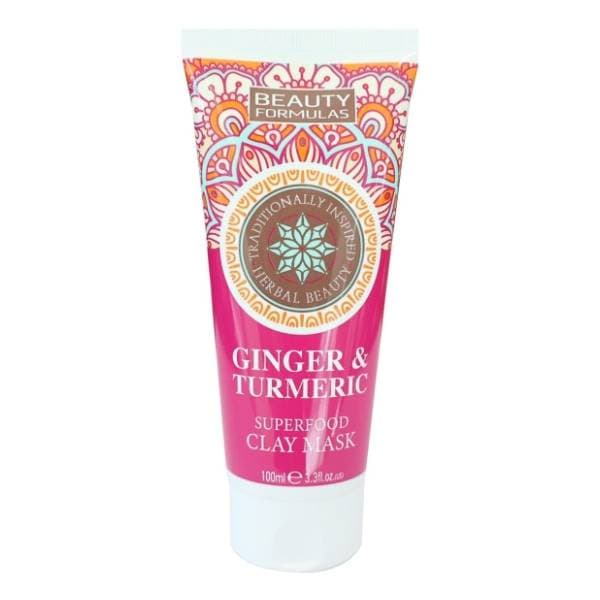 BEAUTY FORMULAS Ginger & turmeric maska za lice 100ml 0