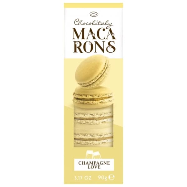 Biskvit CHOCOLITALY Macarons šampanjac love 90g 0
