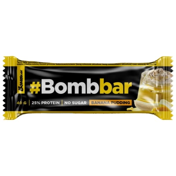 BOMBBAR bar banana puding bez šećera 40g 0
