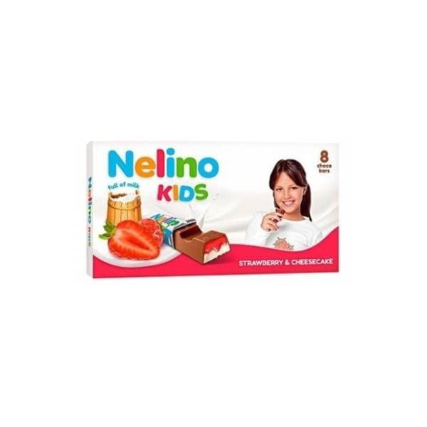 Čokolada NELINO mlečna kids jagoda i cheesecake 100g 0