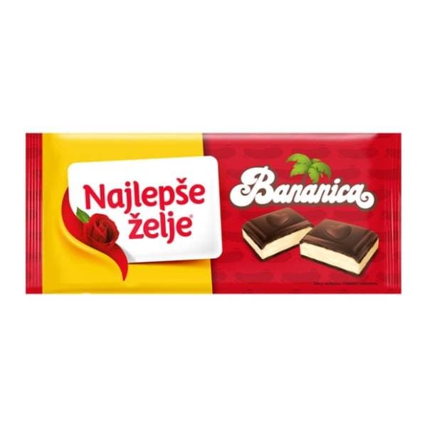 Čokolada ŠTARK Najlepše želje Bananica 100g 0