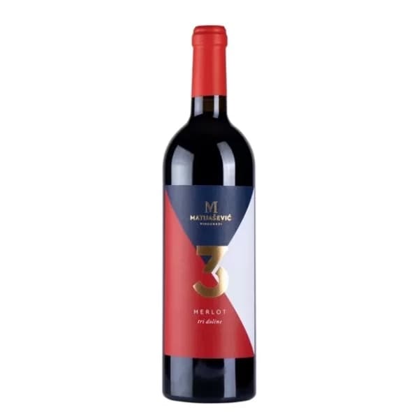 Crno vino MATIJAŠEVIĆ Tri Doline 0,75l 0