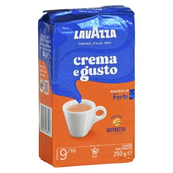 Espresso kafa LAVAZZA Crema E Gusto Forte mlevena 250g 0