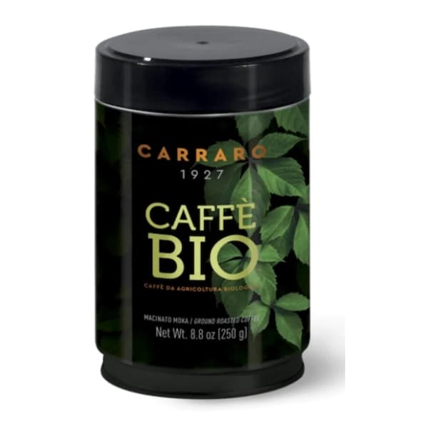 Espresso kafa CARRARO Bio mlevena 250g 0