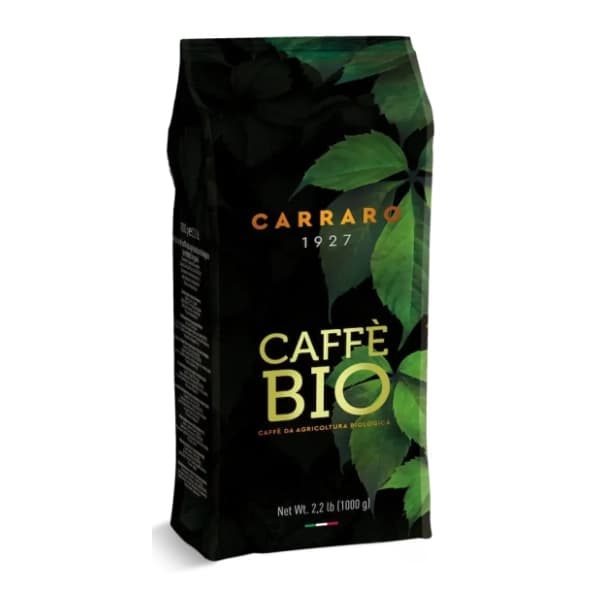 Espresso kafa CARRARO Caffe Bio u zrnu 1kg 0