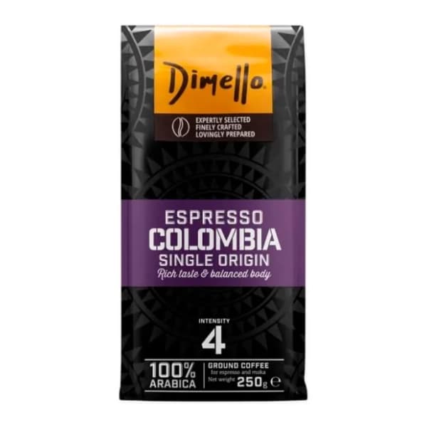 Espresso kafa DIMELLO Colombia mlevena 250g 0