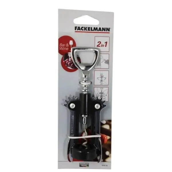 FACKELMANN metalni vadičep crni 0