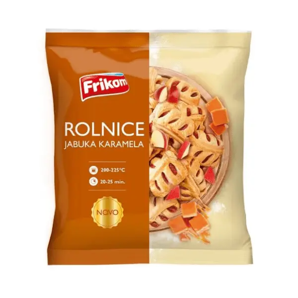 FRIKOM smrznute rolnice jabuka i karamela 800g 0