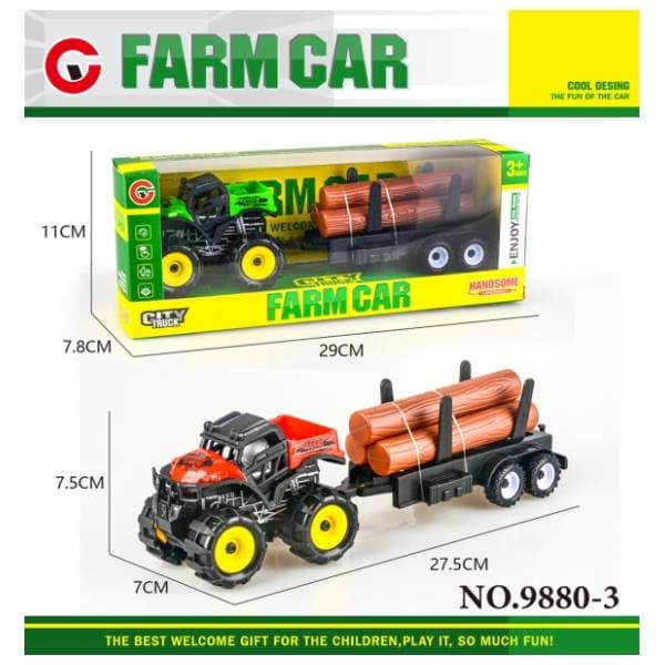 Igračka farmerski traktor crveni HK MINI 0