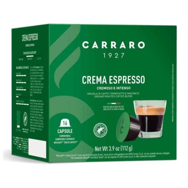 Kapsule za kafu CARRARO Crema espresso 16kom 112g 0
