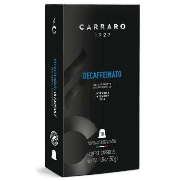 Kapsule za kafu CARRARO Decaffeinato 10km 52g 0