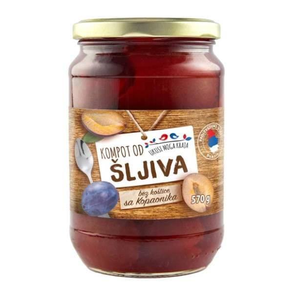 Kompot šljiva UKUSI MOGA KRAJA 570g 0