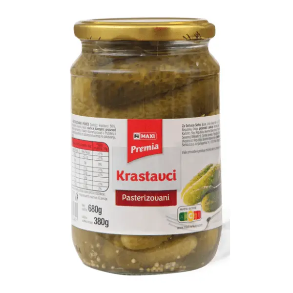 Krastavci MAXI 680g 0
