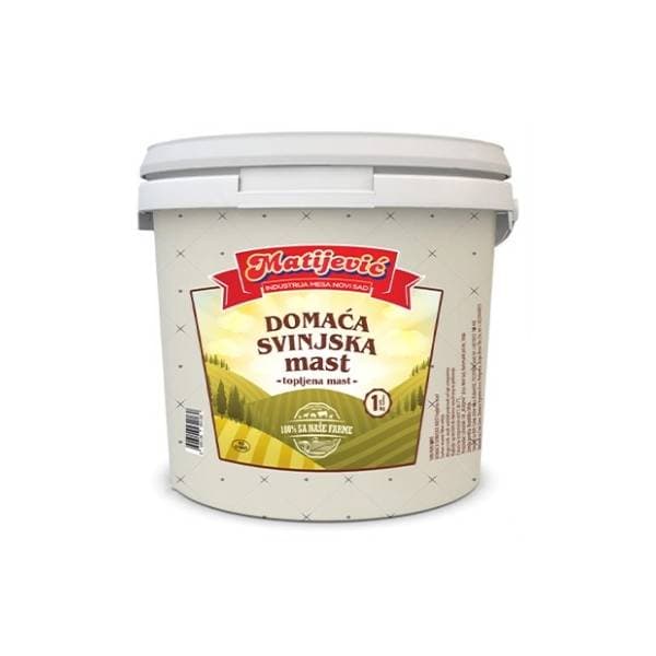 MATIJEVIĆ domaća svinjska mast kantica 1kg 0
