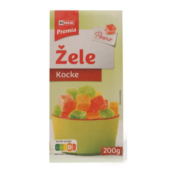 MAXI žele kocke 200g 0