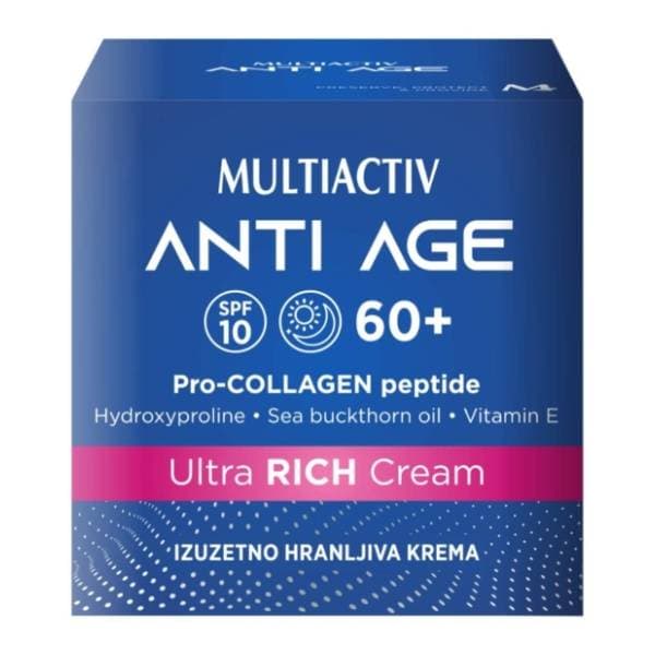 MULTIACTIV anti age krema hranljiva 60+ 50ml 0