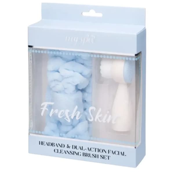 MY SPA traka za kosu i četka za čišćenje lica Fresh skin 0