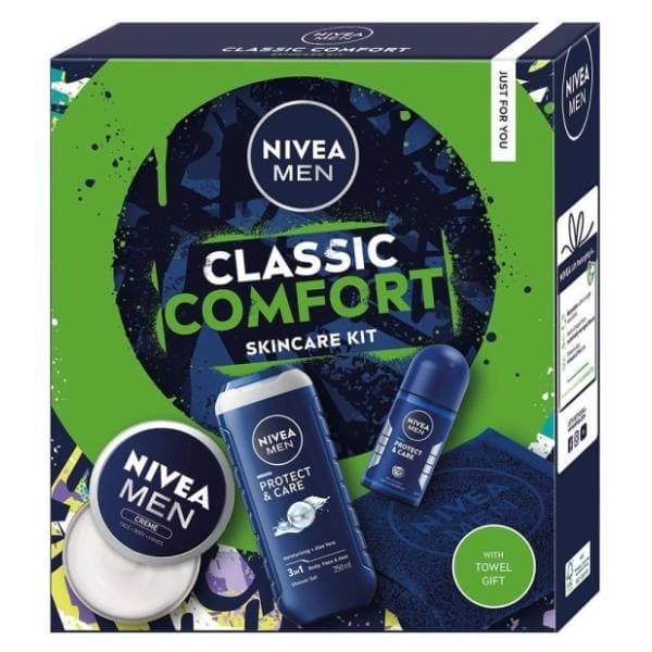 NIVEA Men set Classic comfort (roll on, gel za tuširanje i krema) 0