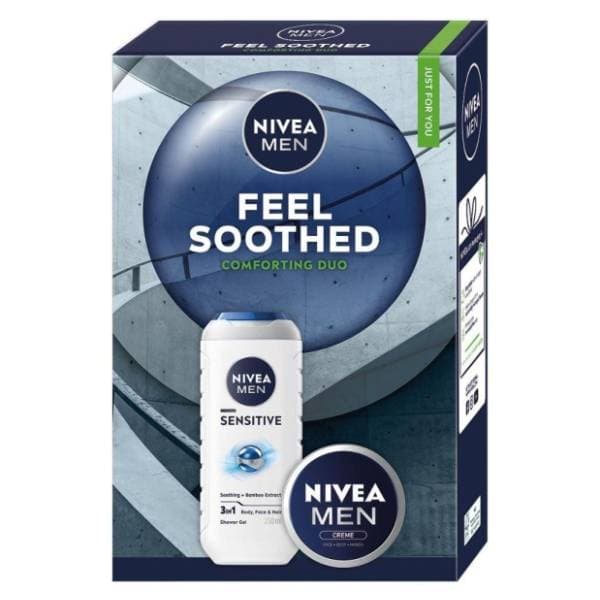 NIVEA Men set Soothed (gel za tuširanje i krema) 0