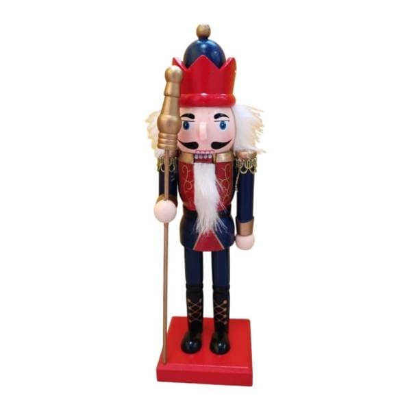 Novogodišnja figura Drveni vojnik 25cm 0