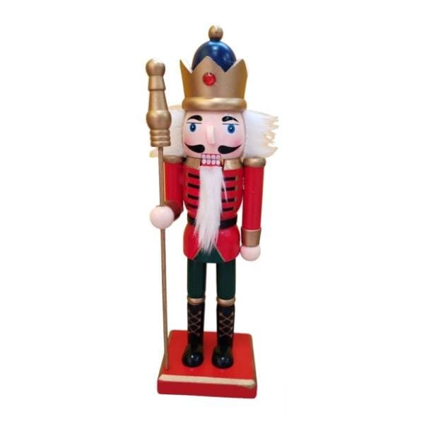 Novogodišnja figura Drveni vojnik 25cm 70486 0