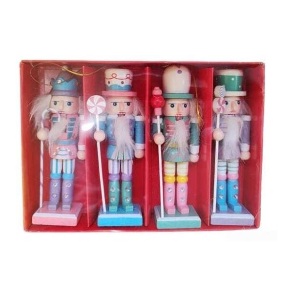 Novogodišnji set drvenih vojnika SB58542-12 21cm 0