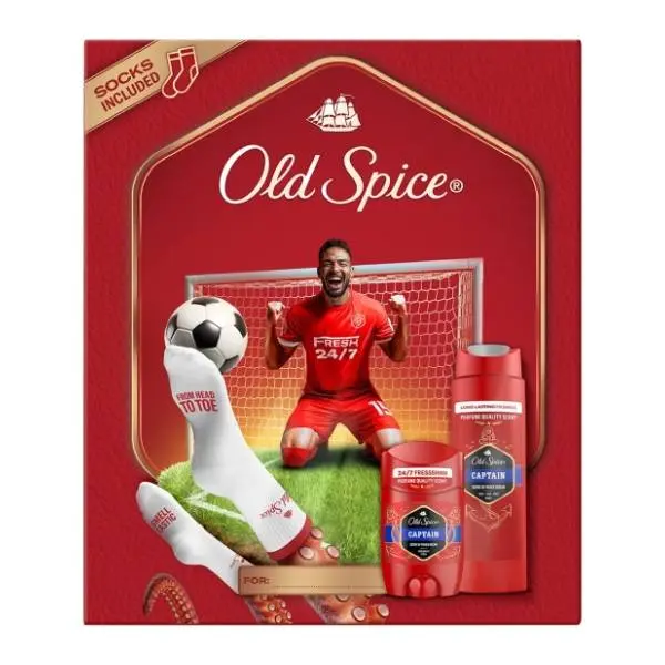 OLD SPICE set Football (stik, gel za tuširanje i čarape) 0