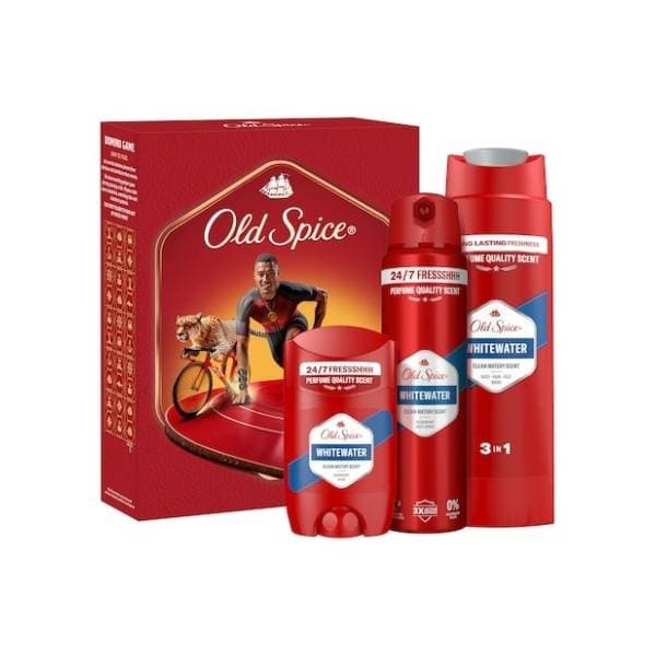 OLD SPICE set Iron man (gel za tuširanje, dezodorans i šampon za kosu) 0