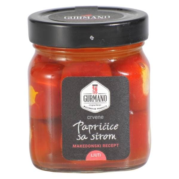 Papričice GURMANO sa sirom crvene ljute 290g 0