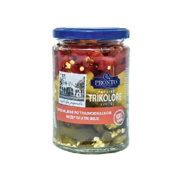 Paprike PRONTO Tricolore ljute 370ml 0