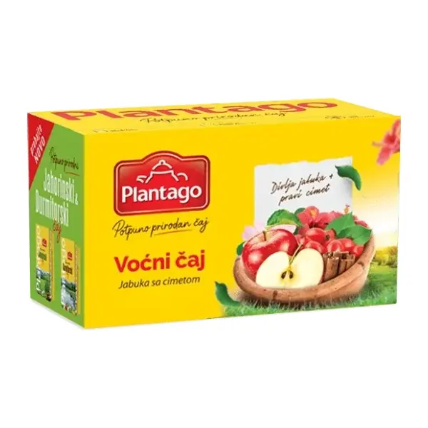 PLANTAGO čaj jabuka i cimet 60g 0