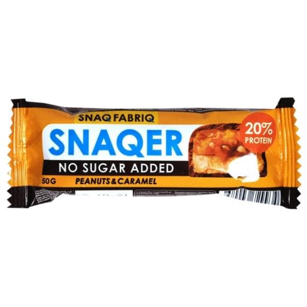 Proteinski bar SNAQER kikiriki i karamela 50g 0