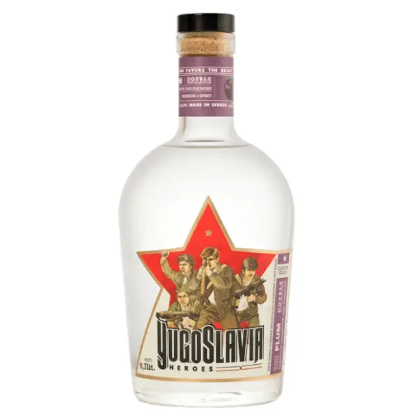 Rakija YUGOSLAVIA heroes šljiva 0,7l 0