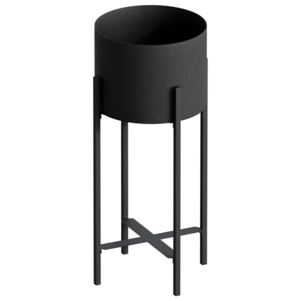 Saksija WALLXPERT Decorative pot 48cm crna 0