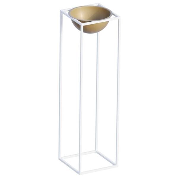Saksija WALLXPERT Decorative pot 80cm belo-zlatna 0