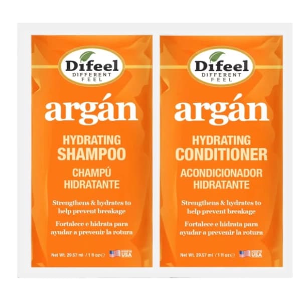 Šampon i balzam za kosu set DIFEEL argan 2x29,57ml 0