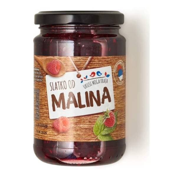 Slatko UKUSI MOGA KRAJA malina 375g 0