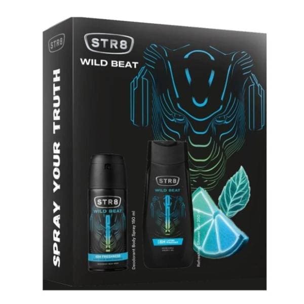 STR8 set Wild beat (dezodorans i gel za tuširanje) 0