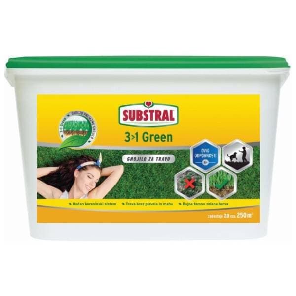 SUBSTRAL 3 u 1 green đubrivo za travu 5kg 0