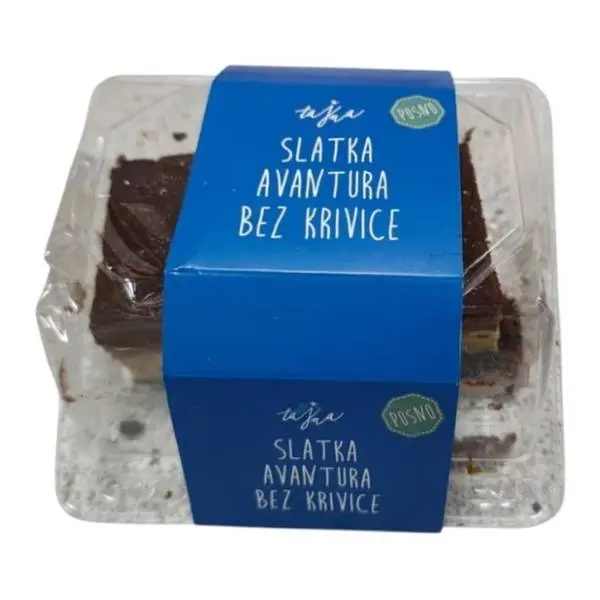 TAJNA torta Slatka avantura bez krivice posna 300g 0