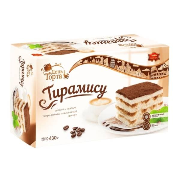 DEN TORTA Tiramisu trajni kolač 430g 0
