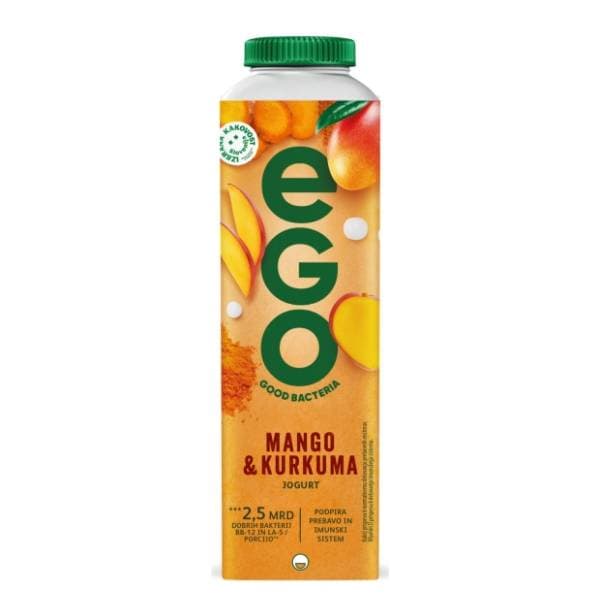 Voćni jogurt EGO mango i kurkuma 330g 0