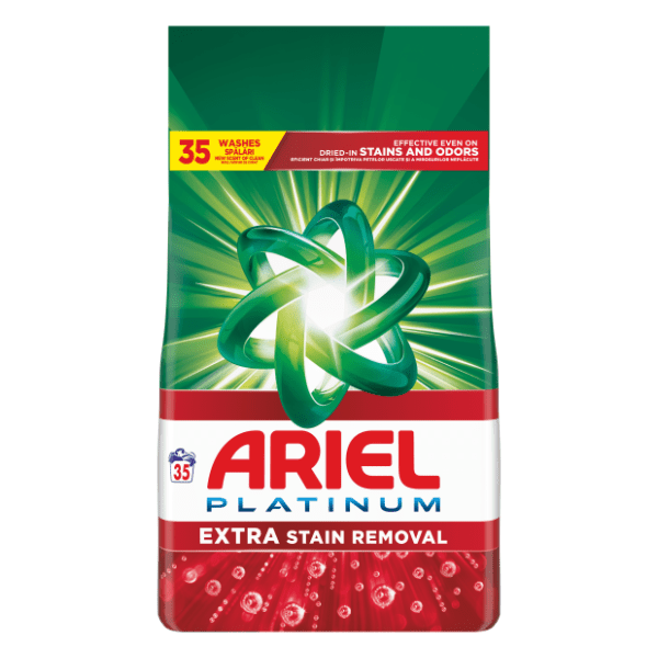 ARIEL Platinum extra stain deterdžent 35 pranja (2,275kg) 0