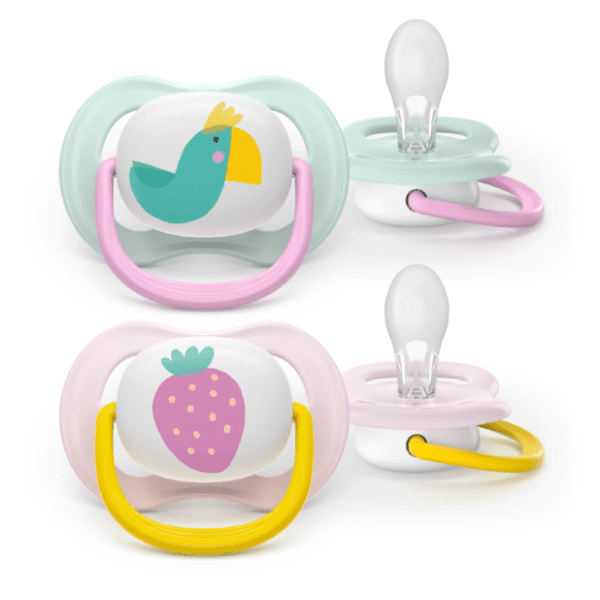 AVENT laža Sthr Air Coll (0-6m) roze i žuta 2kom 0