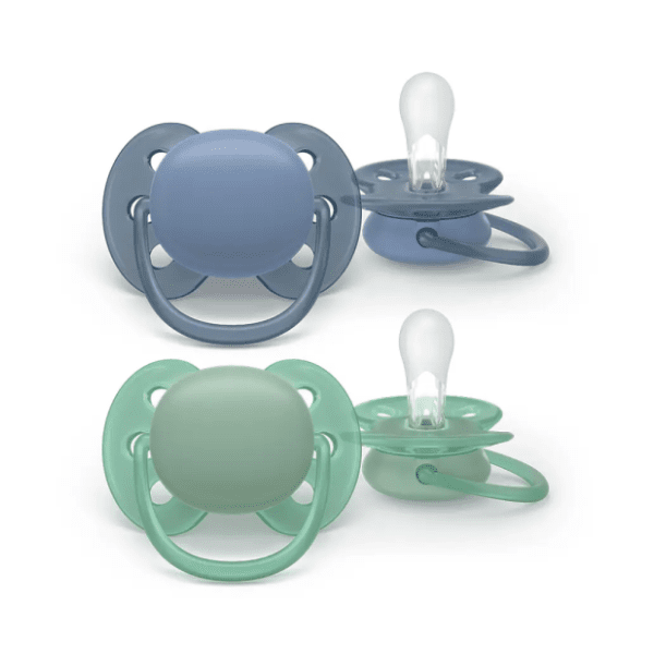 AVENT varalica Soft (6-18m) plava i zelena 2kom 0