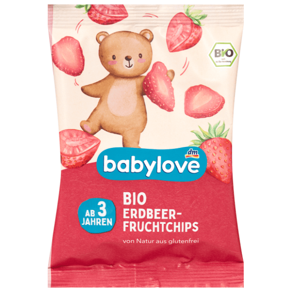 BABYLOVE hrskave liofilizovane jagode 3g+12g 0